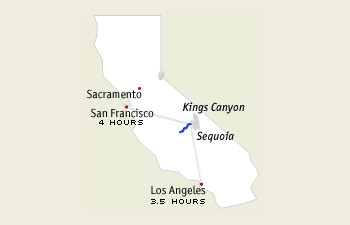 Located just outside Kings Canyon / Sequoia National Park