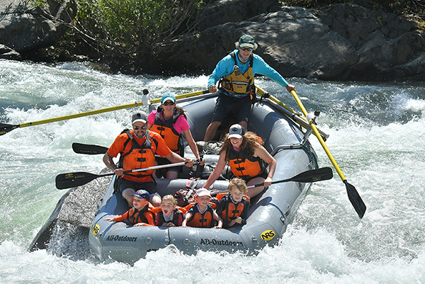 Family white water rafting discounts