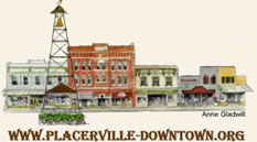 Placerville Downtown Association - artwork by Anne Gladwill