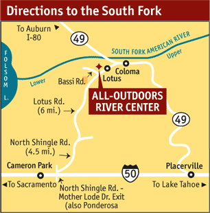 Directions to the South Fork American