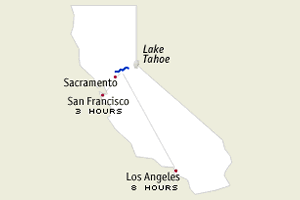 The North Fork American is located 50 mins from Sacramento