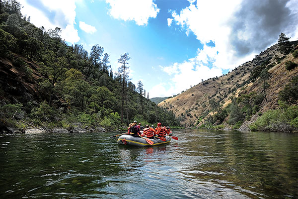 The river scenery: Rugged, steep, stunning Sierra foothills